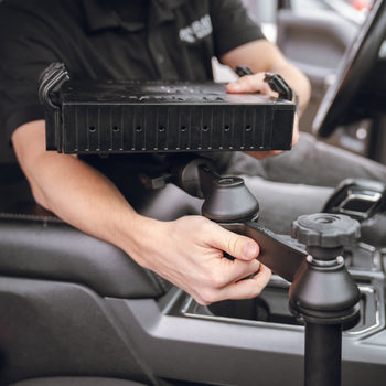 RAM-VB-195-SW1:RAM-VB-195-SW1_7:RAM No-Drill™ Laptop Mount for '15-25 Ford F-150, ’17-25 F-250 + More