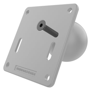 RAM-D-2461U-IN1:RAM-D-2461U-IN1_2:RAM 75x75mm VESA Plate with Ball and Steel Reinforced Post
