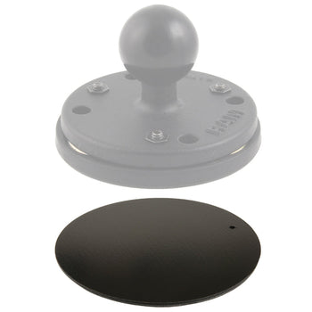 RAM-343-PU:RAM-343-PU_2:RAM Steel Adhesive Plate Adapter for Magnetic Mounts