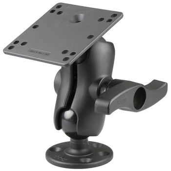 RAM-D-101U-C-NEC2:RAM-D-101U-C-NEC2_1:RAM Double Ball Mount with 100x100mm VESA Plate and Large Knob - Short