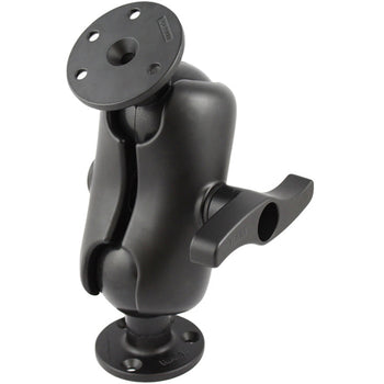 RAM-E-101U-D:RAM-E-101U-D_1:RAM Double Ball Mount with Two Large Round Plates - E Size Short