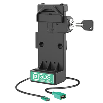 RAM-GDS-DOCKL-V12-U1CPDU:RAM-GDS-DOCKL-V12-U1CPDU_1:GDS Uni-Conn™ Locking Spring Loaded Power + Single USB-A Dock