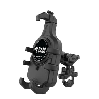 RAM-B-149Z-A-PD5U:RAM-B-149Z-A-PD5U_2:RAM Quick-Grip™ Pro Phone Mount with Handlebar U-Bolt Base - Short