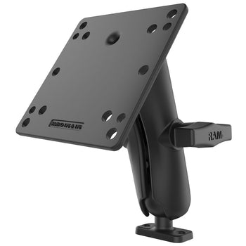 RAM-202-12-246U:RAM-202-12-246U_1:RAM Double Ball Mount with 1" x 2" Base and 100x100mm VESA Plate