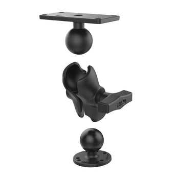 RAM-202-24-B-202U:RAM-202-24-B-202U_3:RAM Drill-Down Double Ball Mount for Humminbird Helix 7 - Short