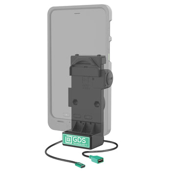RAM-GDS-DOCK-V12-U1CPDHU:RAM-GDS-DOCK-V12-U1CPDHU_2:GDS Uni-Conn™ Spring Loaded Power + Single USB-A Dock - Heated Pins