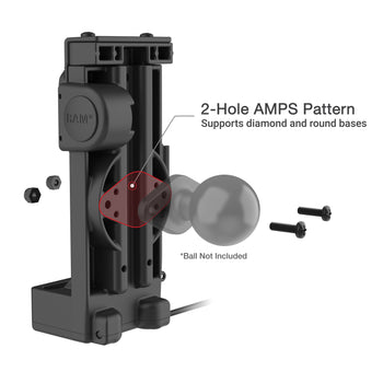 RAM-GDS-DOCK-V12-U1CPHU:RAM-GDS-DOCK-V12-U1CPHU_5:GDS Uni-Conn™ Spring Loaded Powered Dock - Heated Pins