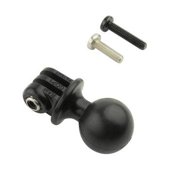 RAM-B-138-A-GOP1U:RAM-B-138-A-GOP1U_3:RAM Drill-Down Double Ball Mount with Universal Action Camera Adapter