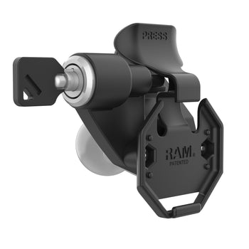 RAM-HOL-U1LLU:RAM-HOL-U1LLU_1:RAM Left Locking Holder for Tablets with GDS Uni-Conn™ Button