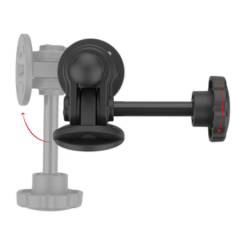 RAP-101-PV3U:RAP-101-PV3U_3:RAM Swivel & Tilt Mount with 4-Hole AMPS Hole Patterns