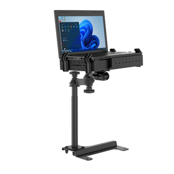 RAM-VB-206-SW1:RAM-VB-206-SW1_1:RAM No-Drill™ Laptop Mount for '20-25 Ford Police Interceptor Utility