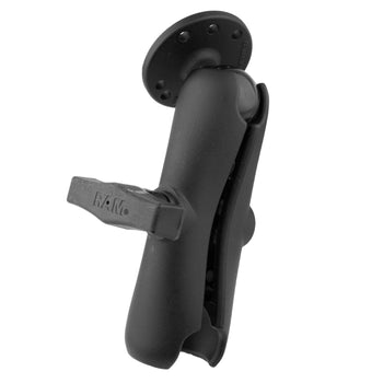 RAM Double Socket Arm with Round Ball Plate - C Size Medium