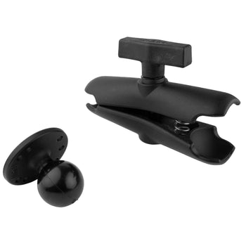 RAM Double Socket Arm with Round Ball Plate - C Size Medium