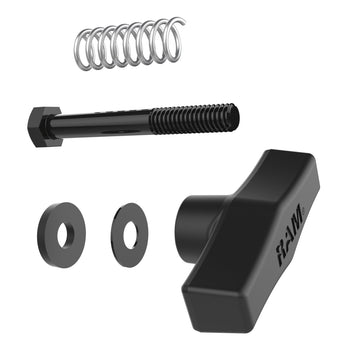 RAM-2-1U:RAM-2-1U_2:RAM Knob, Bolt & Spring Hardware for C Size Socket Arms