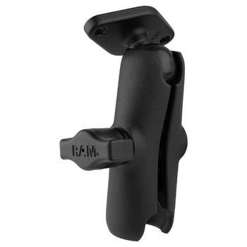 RAM-B-103-238U:RAM-B-103-238U_2:RAM Double Socket Arm with Diamond Plate - B Size Medium