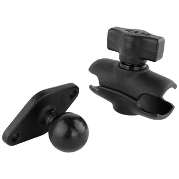RAM-B-103-A-238U:RAM-B-103-A-238U_3:RAM Double Socket Arm with Diamond Plate - B Size Short