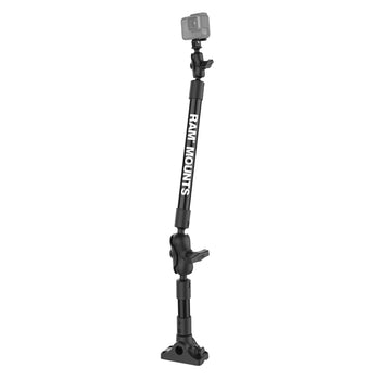 RAP-114BD-4-12-A-GOP1:RAP-114BD-4-12-A-GOP1_1:RAM Tough-Pole™ 29" Camera Mount with Bulkhead Base