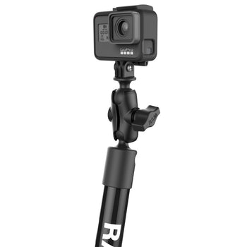 RAP-114-PSP-4-12-A-GOP1:RAP-114-PSP-4-12-A-GOP1_2:RAM Tough-Pole™ 27" Camera Mount with Spline Post
