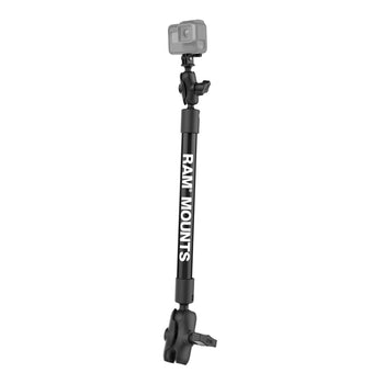 RAP-201-B-12-A-GOP1:RAP-201-B-12-A-GOP1_1:RAM Tough-Pole™ 21" Socket Arm with Universal Camera Mount