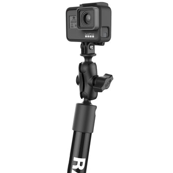 RAP-201-B-12-A-GOP1:RAP-201-B-12-A-GOP1_2:RAM Tough-Pole™ 21" Socket Arm with Universal Camera Mount