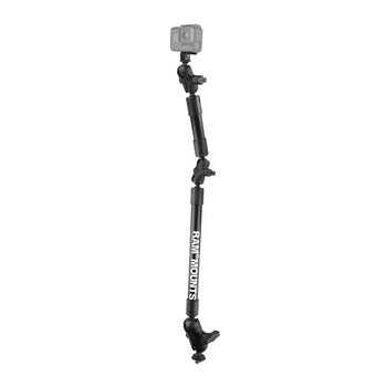 RAP-354-TRA1-12-4-A-GOP1:RAP-354-TRA1-12-4-A-GOP1_1:RAM Tough-Pole™ 31" Camera Mount with RAM Track Ball™ Base