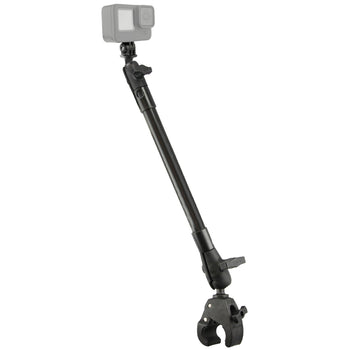 RAP-404-PP12-GOP1U:RAP-404-PP12-GOP1U_1:RAM Tough-Pole™ 22" Action Camera Mount with Medium RAM Tough-Claw™