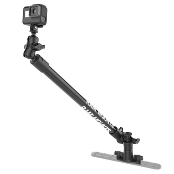 RAP-411-18-A-GOP1:RAP-411-18-A-GOP1_2:RAM Tough-Pole™ 24" Camera Mount with Single Pipe & Dual Track Base