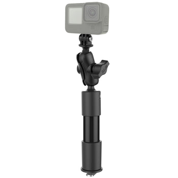 RAP-425-4-A-GOP1:RAP-425-4-A-GOP1_1:RAM Tough-Pole™ 9" Action Camera Track Mount