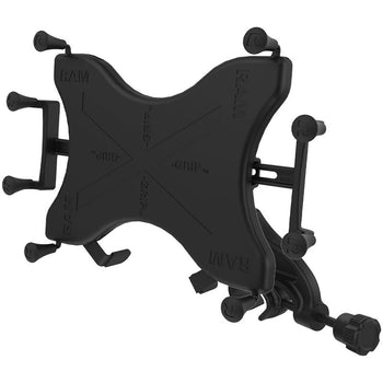 RAM-B-121-UN9U:RAM-B-121-UN9U_2:RAM X-Grip Mount with Yoke Clamp Base for 9"-10" Tablets