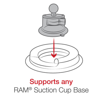 RAP-279C:RAP-279C_5:RAM Portable Friction Dashboard Base