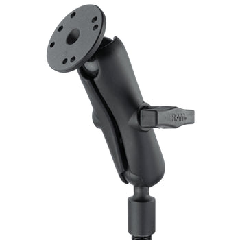 RAM-316-HD-18-202U:RAM-316-HD-18-202U_3:RAM Pod HD™ Vehicle Mount with 18" Aluminum Rod and Round Plate