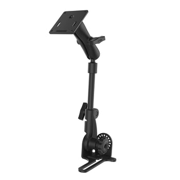 RAM-316-HD-2461U:RAM-316-HD-2461U_1:RAM Pod HD™ Vehicle Mount with 12" Aluminum Rod and 75x75mm VESA Plate