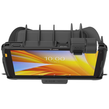 RAM-HOL-ZE21PKL-CAU:RAM-HOL-ZE21PKL-CAU_6:Locking RAM Tough-Dock™ Power + USB-C & USB-A for Zebra ET4x 10" Tablet
