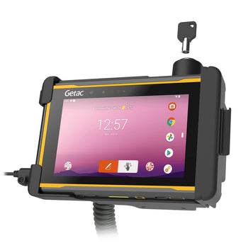 RAM-HOL-GE3FKLU:RAM-HOL-GE3FKLU_1:RAM Form-Fit Locking Holder for Getac ZX70 - Temp Module Compatible