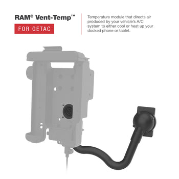 RAM-HOL-GE3FU:RAM-HOL-GE3FU_4:RAM Form-Fit Holder for Getac ZX70 - Temp Module Compatible