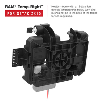RAM-HOL-GE4KLU:RAM-HOL-GE4KLU_5:RAM Form-Fit Locking Holder for Getac ZX10