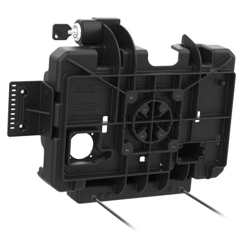 RAM-HOL-GE4PD2KLU:RAM-HOL-GE4PD2KLU_3:RAM Locking Power + Dual USB Data Dock for Getac ZX10
