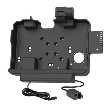 RAM-HOL-GE4PD2U:RAM-HOL-GE4PD2U_2:RAM Power + Dual USB Data Dock for Getac ZX10