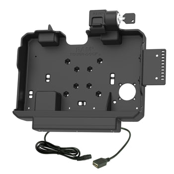 RAM-HOL-GE4PDKLU:RAM-HOL-GE4PDKLU_2:RAM Locking Power + Data Dock for Getac ZX10