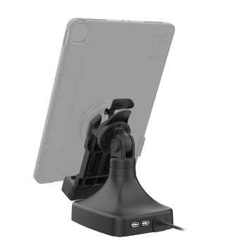 RAM-GDS-DOCK-D14-U1E-2A:RAM-GDS-DOCK-D14-U1E-2A_4:GDS Uni-Conn™ Tilt & Swivel Dock with PoE + Data
