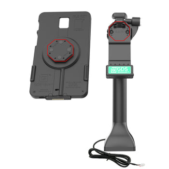 RAM-GDS-DOCKLR-D11-14-U1E:RAM-GDS-DOCKLR-D11-14-U1E_5:GDS Uni-Conn™ 14" Locking Pedestal Dock with PoE