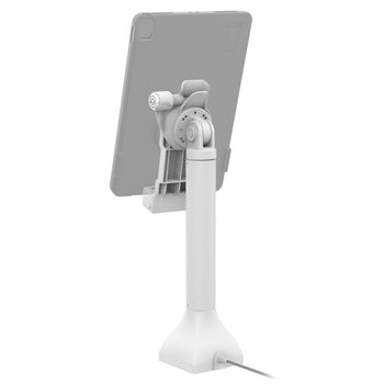 RAM-GDS-DOCKLR-D11-14-U1E-GRY:RAM-GDS-DOCKLR-D11-14-U1E-GRY_3:GDS Uni-Conn™ 14" Locking Pedestal Dock with PoE - Gray