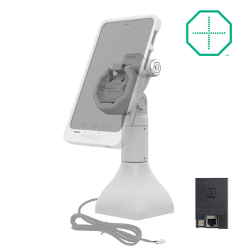 RAM-GDS-DOCKLR-D11-7-U3E-GRY:RAM-GDS-DOCKLR-D11-7-U3E-GRY_2:GDS Uni-Conn™ Powered 7" Locking Pedestal Dock with PoE - Gray