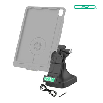 RAM-GDS-DOCKLR-D14-U1E:RAM-GDS-DOCKLR-D14-U1E_2:GDS Uni-Conn™ Locking Tilt & Swivel Dock with PoE