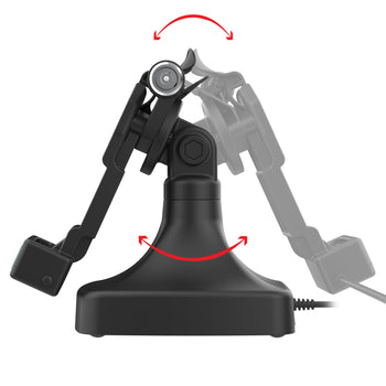 RAM-GDS-DOCKLR-D14-U1E:RAM-GDS-DOCKLR-D14-U1E_3:GDS Uni-Conn™ Locking Tilt & Swivel Dock with PoE