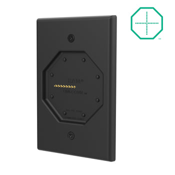 RAM-GDS-DOCK-W7-POEU:RAM-GDS-DOCK-W7-POEU_1:GDS Uni-Conn™ Powered Low Profile Wall Dock with PoE