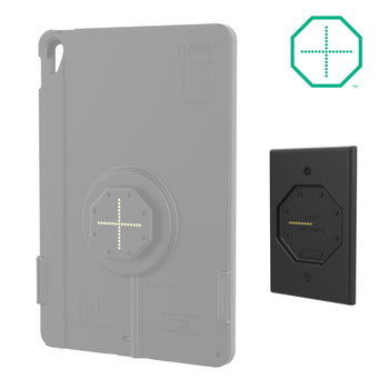 RAM-GDS-DOCK-W7-POEU:RAM-GDS-DOCK-W7-POEU_2:GDS Uni-Conn™ Powered Low Profile Wall Dock with PoE