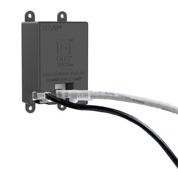 RAM-GDS-DOCK-W7-POEU:RAM-GDS-DOCK-W7-POEU_3:GDS Uni-Conn™ Powered Low Profile Wall Dock with PoE