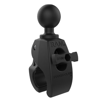 RAM-202-404U:RAM-202-404U_2:RAM Tough-Claw<sup>™</sup> Medium Clamp Double Ball Mount with Round Plate