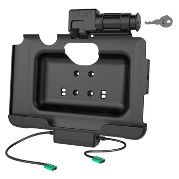 RAM-HOL-SAM57CPKL-CU:RAM-HOL-SAM57CPKL-CU_2:RAM Locking USB-C Powered Dock + USB-C Data for Tab Active5 Pro & 4 Pro